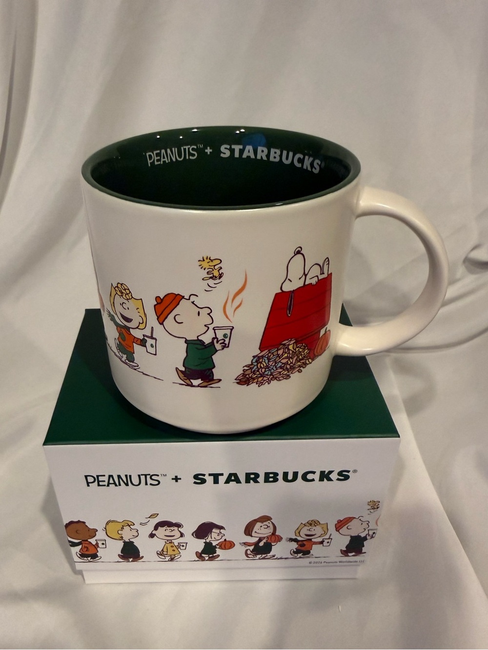 Starbucks Peanuts Snoopy Fall Halloween 2026 Ceramic Mug 14 oz NEW